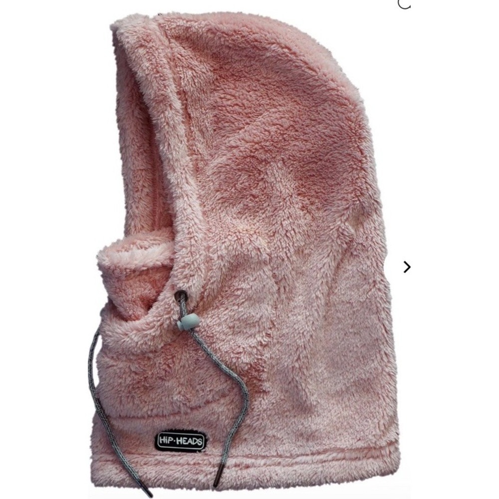 New Hip Heads Plush Pink Balaclava Knitted Caps Full Face Ski‎ Mask Women Men